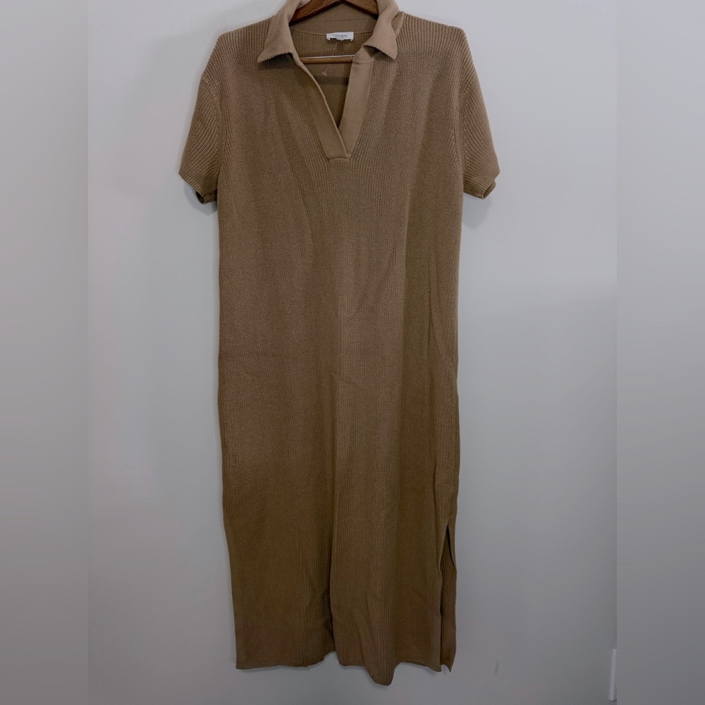 Haven Well Within Camel Knit sweater dress in size large